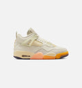 Air Jordan 4 Retro Birds of Paradise Women's Shoes - Coconut Milk/Metallic Gold/Muslin/Bright Mango/Sundial/Black