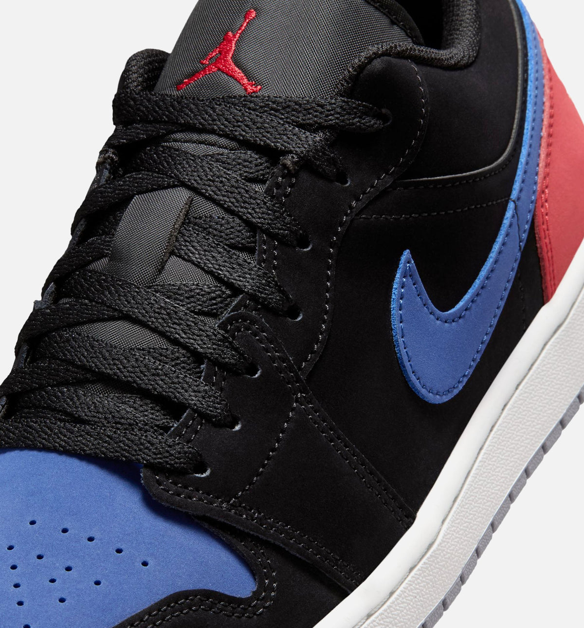 Air Jordan 1 Low Men's Shoes - Black/Summit White/True Blue/Varsity Red