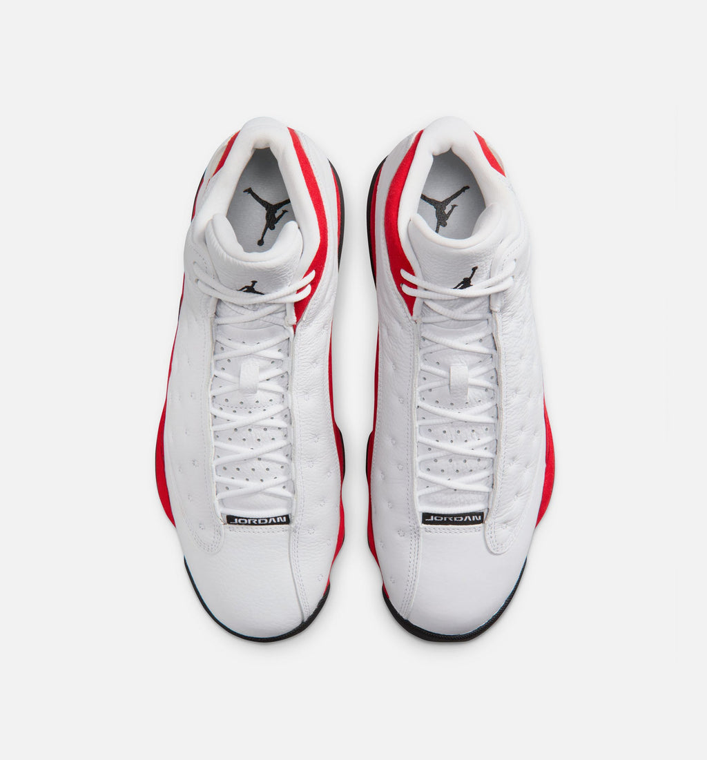 Air Jordan 13 Retro White & University Red Men's Shoes - White/Black/True Red