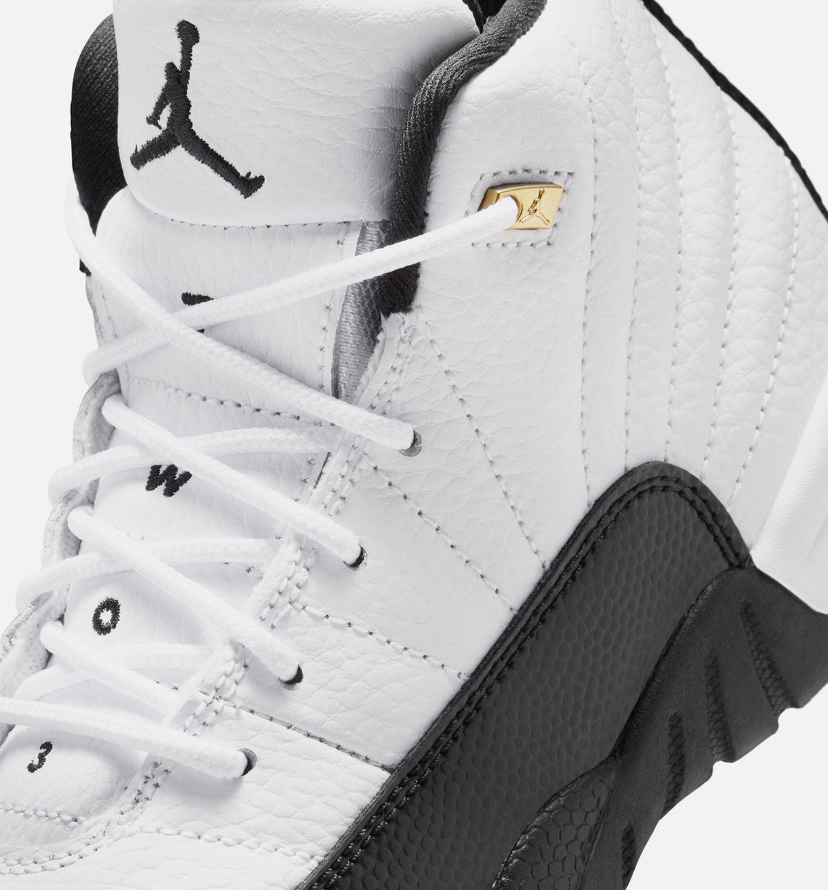 Air Jordan 12 Retro Taxi Preschool Shoes - White/Black/Taxi