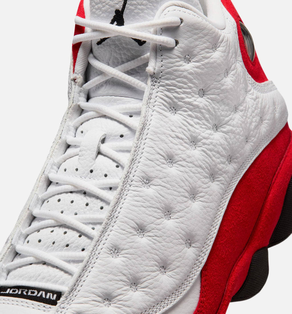 Air Jordan 13 Retro White & University Red Men's Shoes - White/Black/True Red