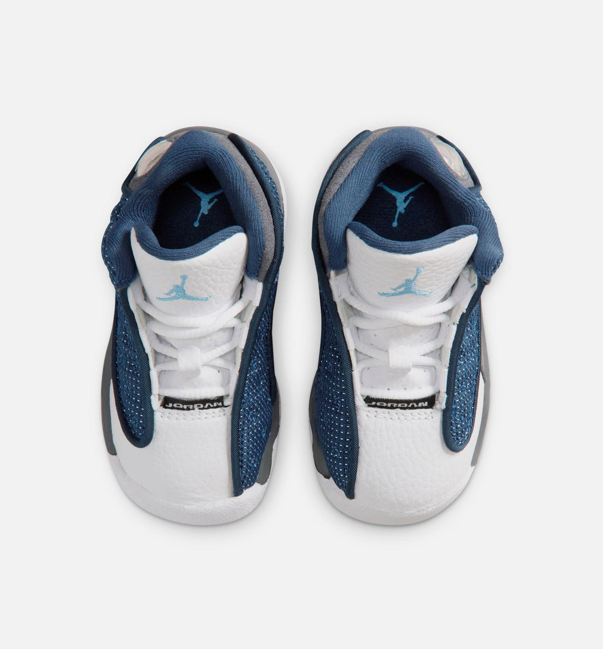 Air Jordan 13 Retro Navy and Flint Grey Infant & Toddler Shoes - Navy/University Blue/Flint Grey/White